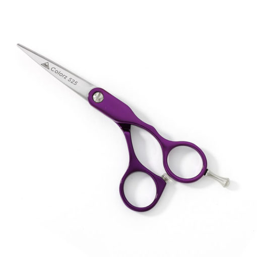 AMA Silhouette Colorz Purple 5.25' Hairdressing Scissor