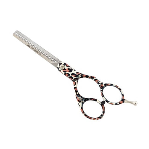 AMA Silhouette Leopard Skin 5.75' Thinning Scissor