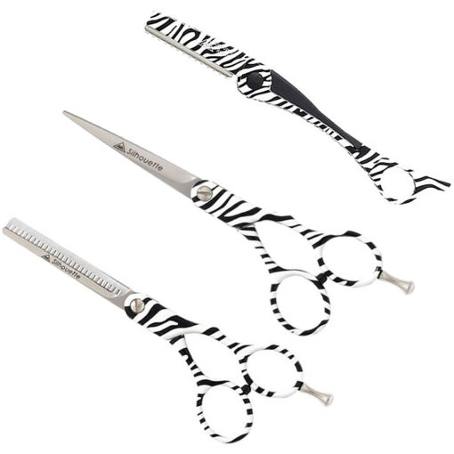 AMA Zebra Scissor, Thinner and Razor Set