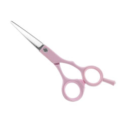 DMi Satin Offset Pink Lightweight Hairdressing Scissors