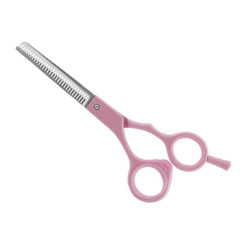 DMi Satin Offset Pink Lightweight 5.5 Inch Thinning Scissors