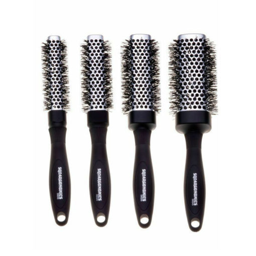 Denman Squargonomic Silver Four Brush Set