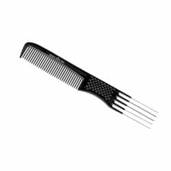 Head Jog Black 204 Pin Tail Dressing Out Comb Black