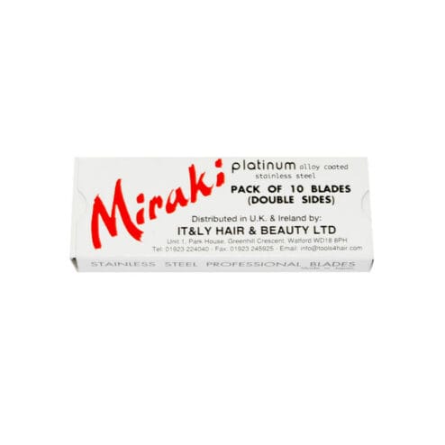 MIRAKI Double Sided Razor Blades Pack 10