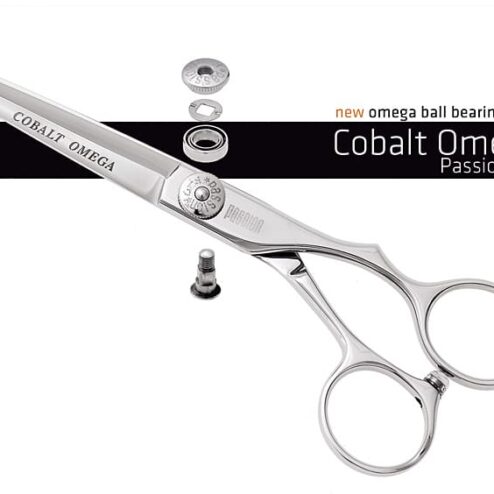 PASSION Coblat Omega F Hairdressing Scissors ball bearing screw