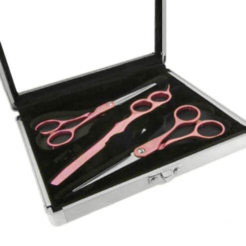 TRI Colorline Pink Scissors And Razor Set