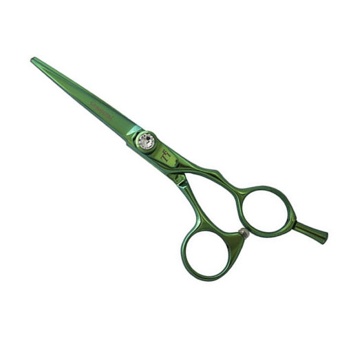 TRi Samurai Green Offset 5.5 Inch Scissors