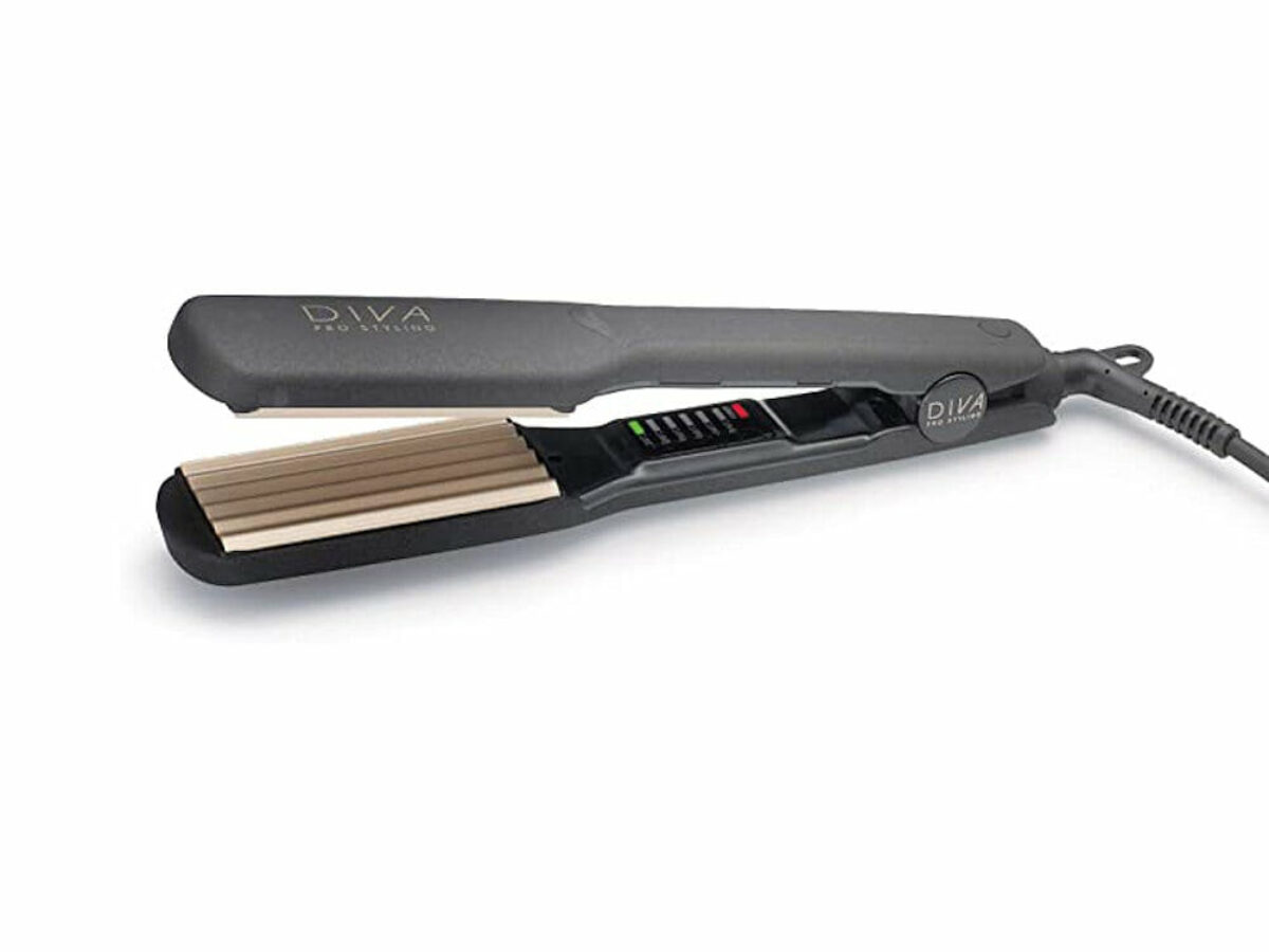 Diva Feel The Heat Wide Crimper Straightener DHS UK