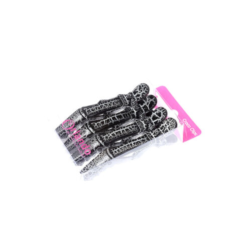 Crewe Croco Clips Pk 4