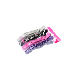 Crewe Crackle Croco Clips Pk 4