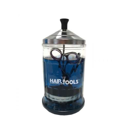 hair tools glass sterilising jar small