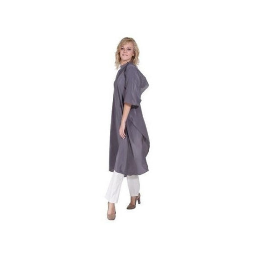 Sibel Flexi Fiber Grey Salon Velcro Cape