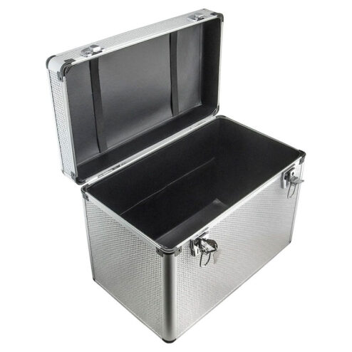 DMi Aluminium Silver Diamante Carry Case