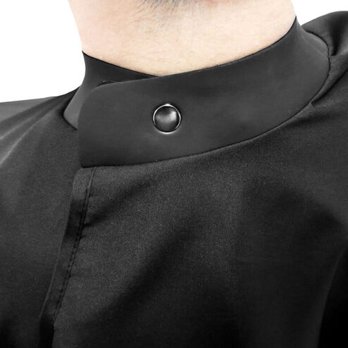 Alternative view of DMi Kodo Neoprene Collared Black Cape