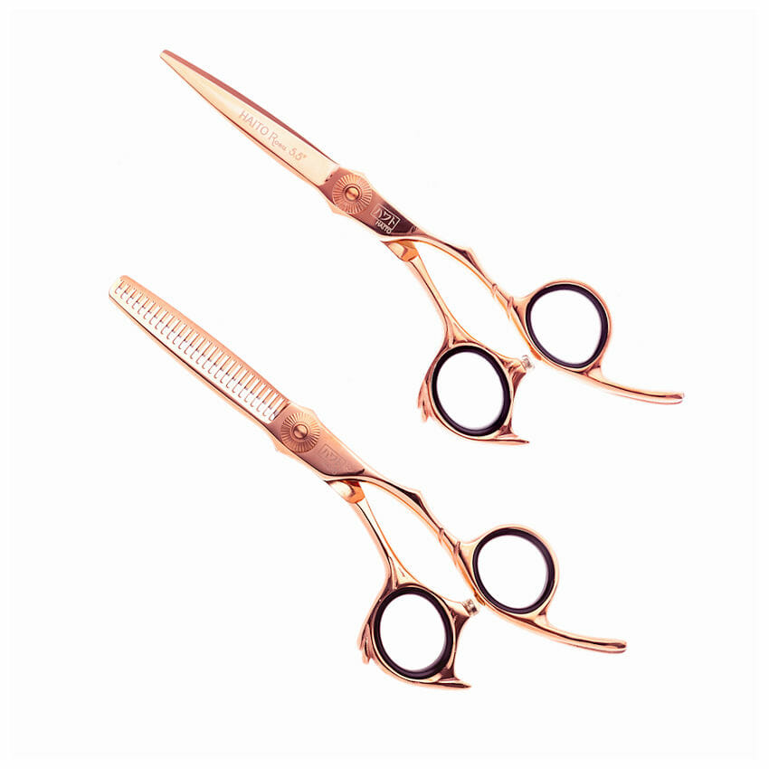 hairdressing scissors and thinning set