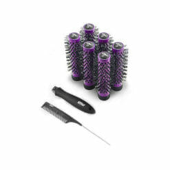 Kodo Lock and Roll Blow Drying Purple Brush Set