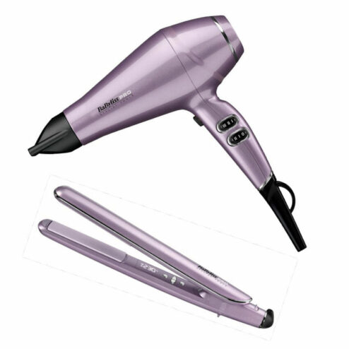 Babyliss Pro Keratin Lustre Hairdryer & Straightener Pack