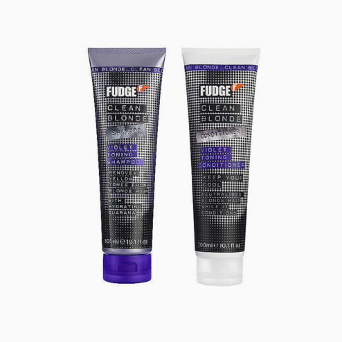 Fudge Clean Blonde Violet Toning Shampoo And Conditioner 300m