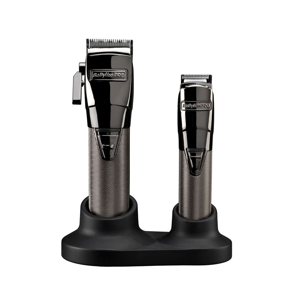 black chrome hair clipper babyliss