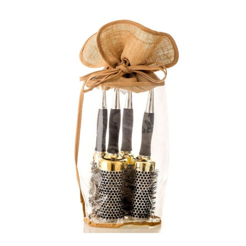 Head Jog Gold Thermal Brush Set