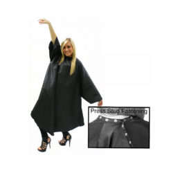 Hair Tools Unisex Black Hairdressing Gown