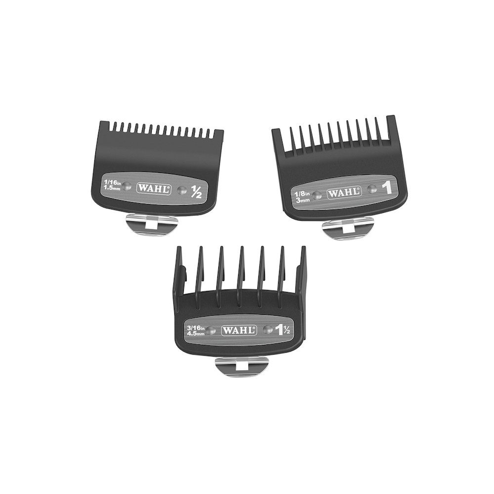 wahl clipper attachments sizes