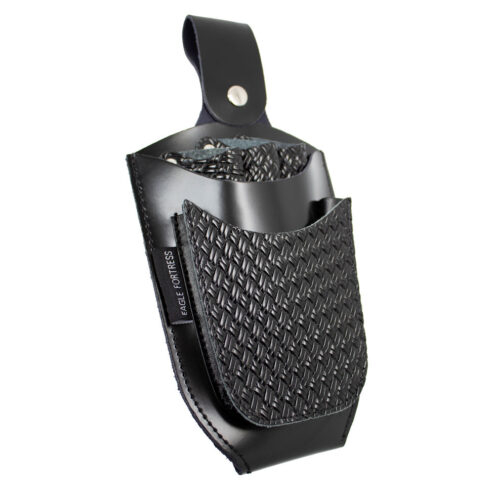 Alternative view of TRi Black Leather Scissor Holster