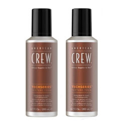 American Crew Techseries Control Foam Twin Pack