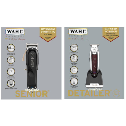 Wahl 5 Star Senior And Detailer Li Cordless Clipper And Trimmer Kit