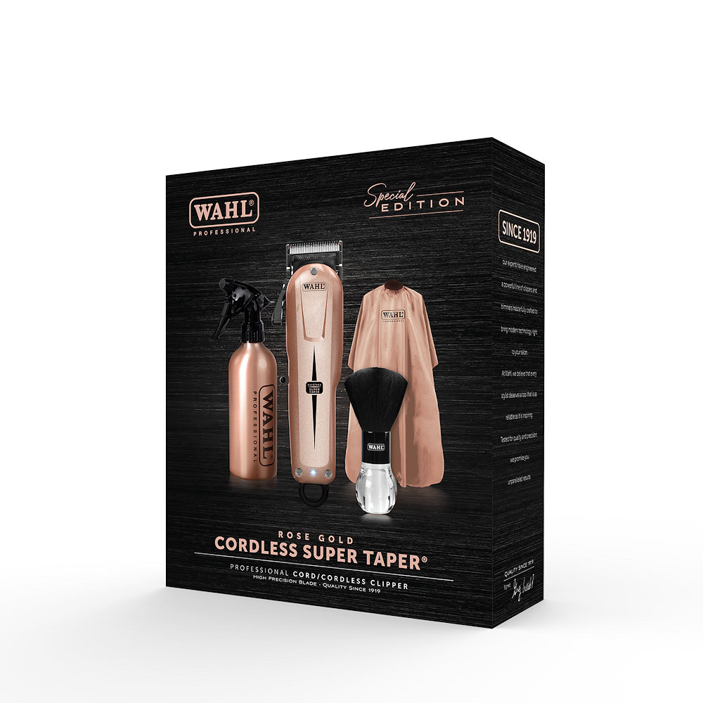 wahl cordless super taper rose gold special edition