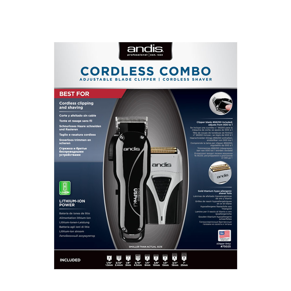 andis clipper and trimmer combo kit