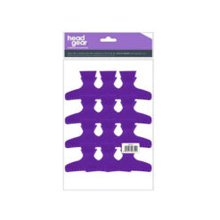 Head Gear Purple Clamps Pack 12