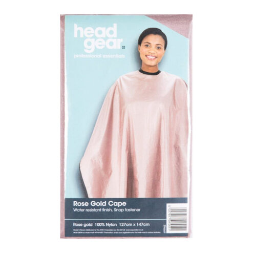 Head Gear Rose Gold Cape