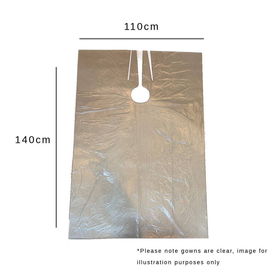 Direct Hairdressing Scissors Monodry Disposable Clear Gowns