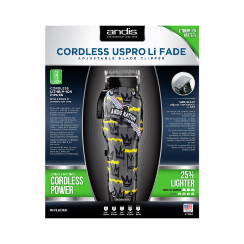 Andis USPro Li Nation Crown Cordless Fade Clipper