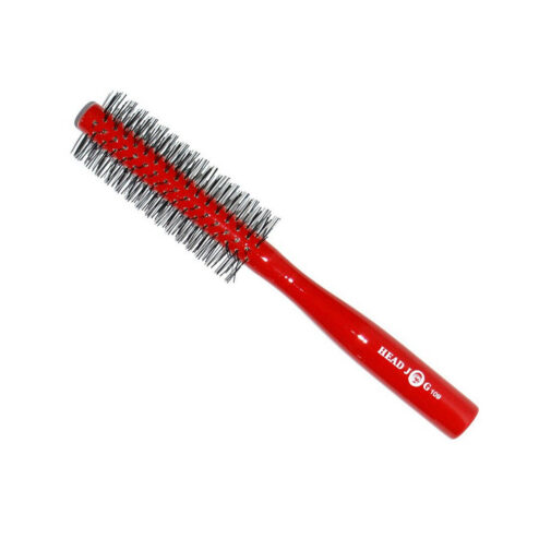 Head Jog 109 Red Lacquer Wooden Radial Brush