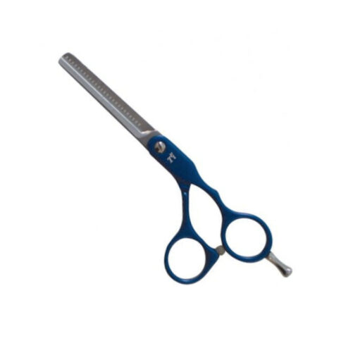 TRi Colorline Blue Offset Thinning Scissors