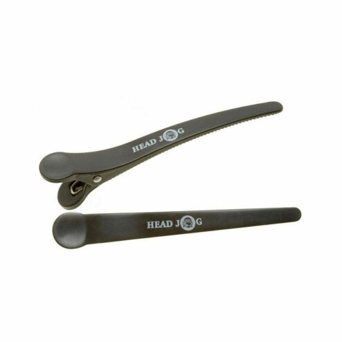 Head Jog Black Supa Klip-itz Pack 6