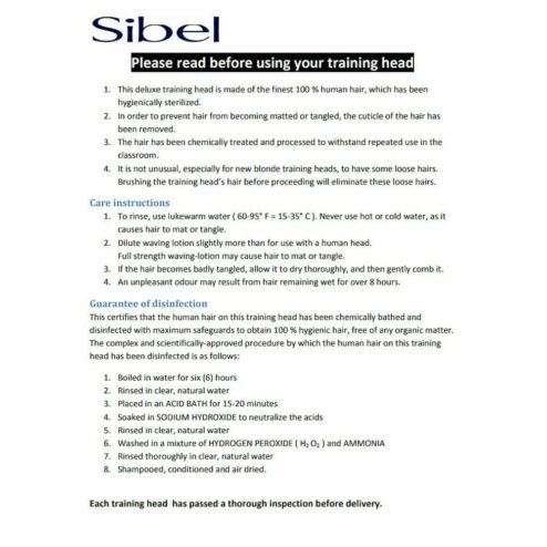Sibel Training Head Leaflet