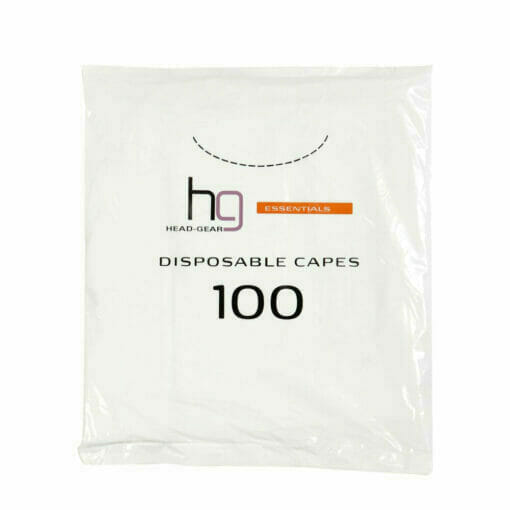 Head Gear Black Disposable Capes Pack 100