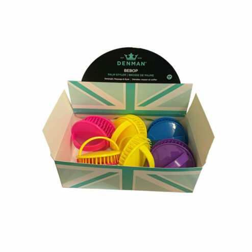 DENMAN Be-Bop Brights Detangling Brushes Retail Pack