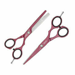 JAGUAR Pastell Plus Berry Red Offset Scissor Set