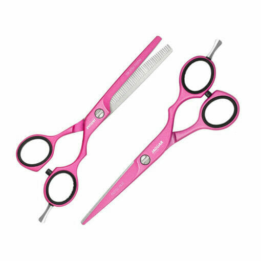 JAGUAR Pastell Plus Candy Pink Offset Scissor Set