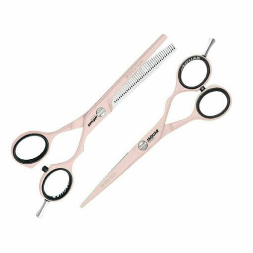 JAGUAR Pastell Plus Rose Pink Offset Scissor Set