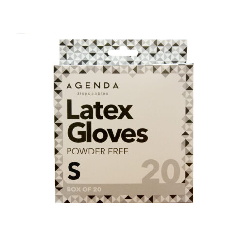 Agenda Latex Gloves Powder Free Pk 20
