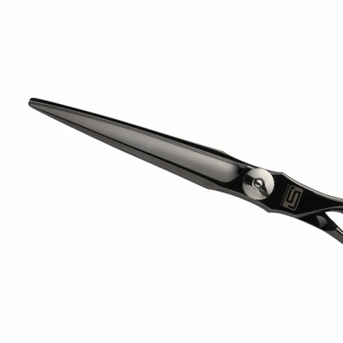Leader Shidosha Black Titanium Hairdressing Scissors