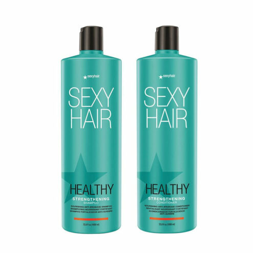 Sexy Hair Healthy Strengthening Shampoo & Conditioner 1000ml Pack