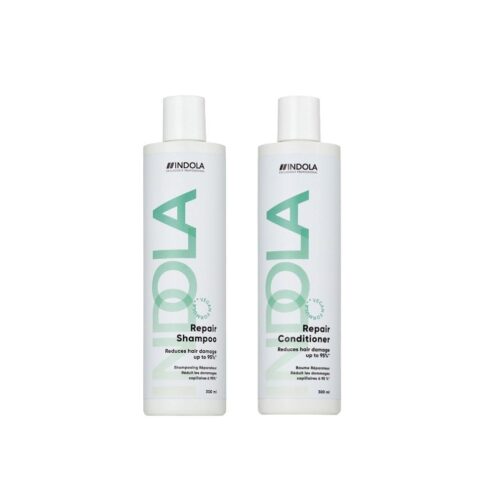 Indola Repair Shampoo And Conditioner 300ml Twin Pack