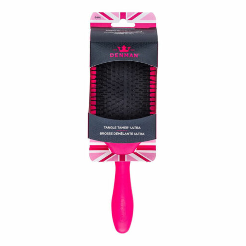 DENMAN Large Ultra Pink Tangle Tamer Brush