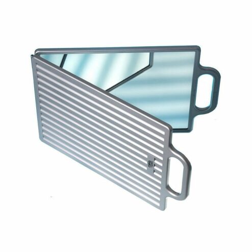 Hair Tools Double Folding Mirror Silver